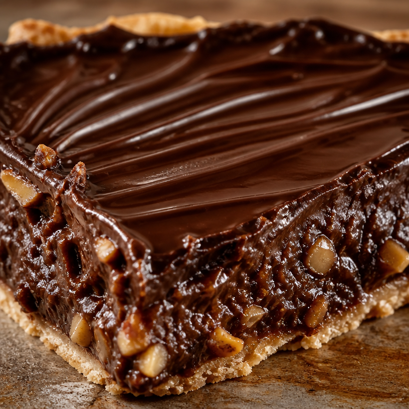 Decadent Hot Fudge Pie