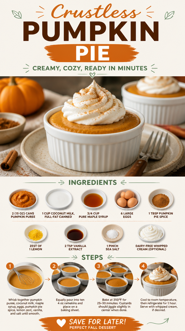 Crustless Pumpkin Pie