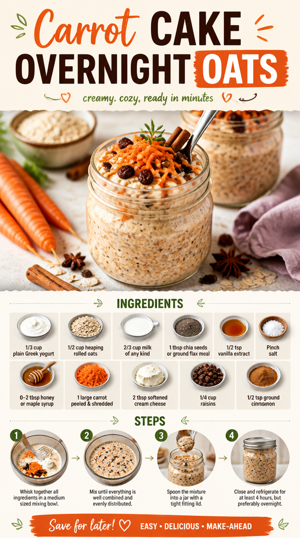 Carrot Cake Overnight Oats