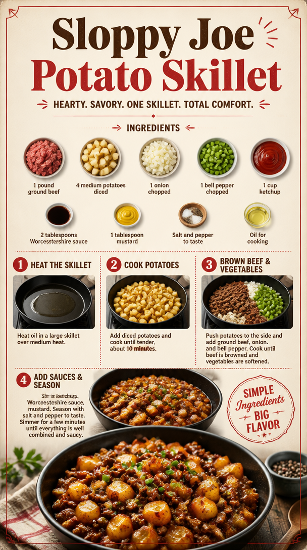 Sloppy Joe Potato Skillet