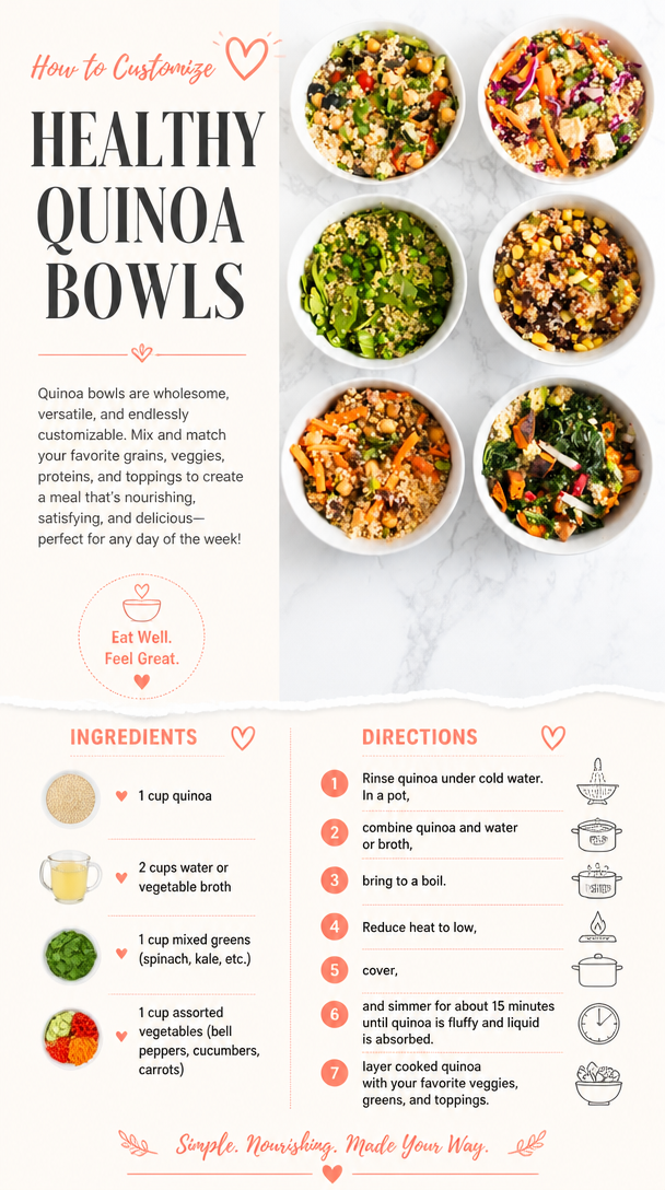 Healthy Quinoa Bowls