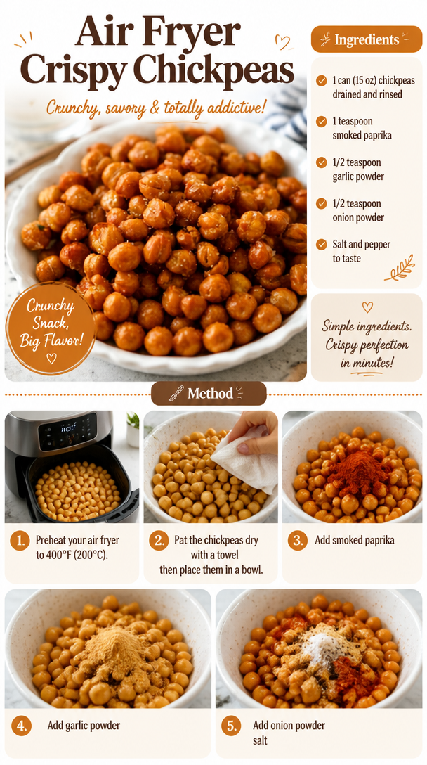 Air Fryer Crispy Chickpeas