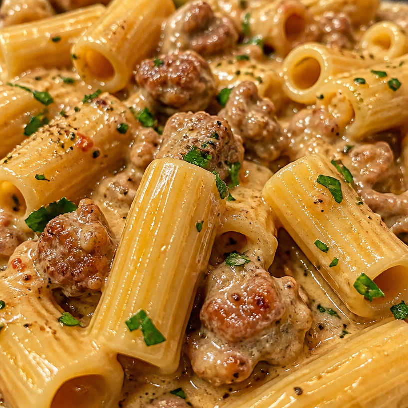 Creamy Italian Sausage Rigatoni