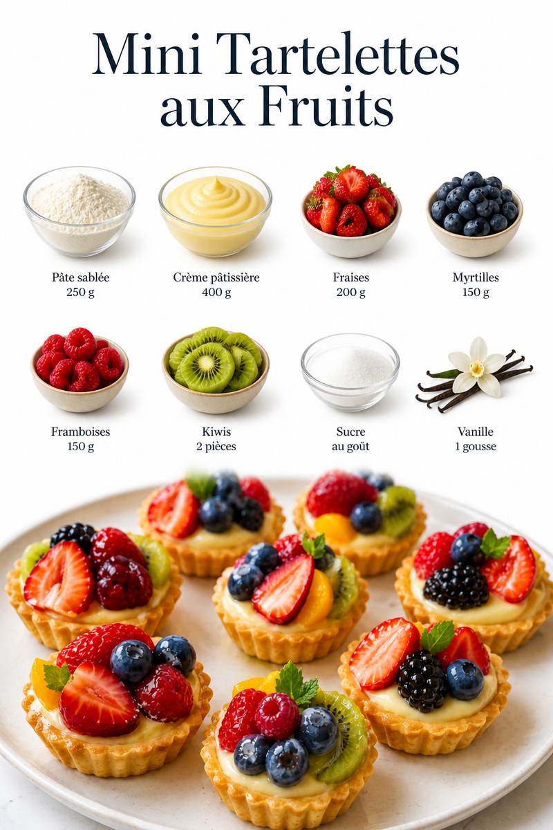 Mini Tartelettes aux Fruits
