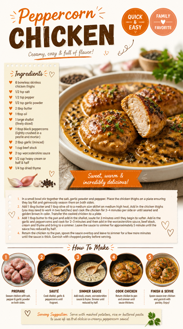 Peppercorn Chicken