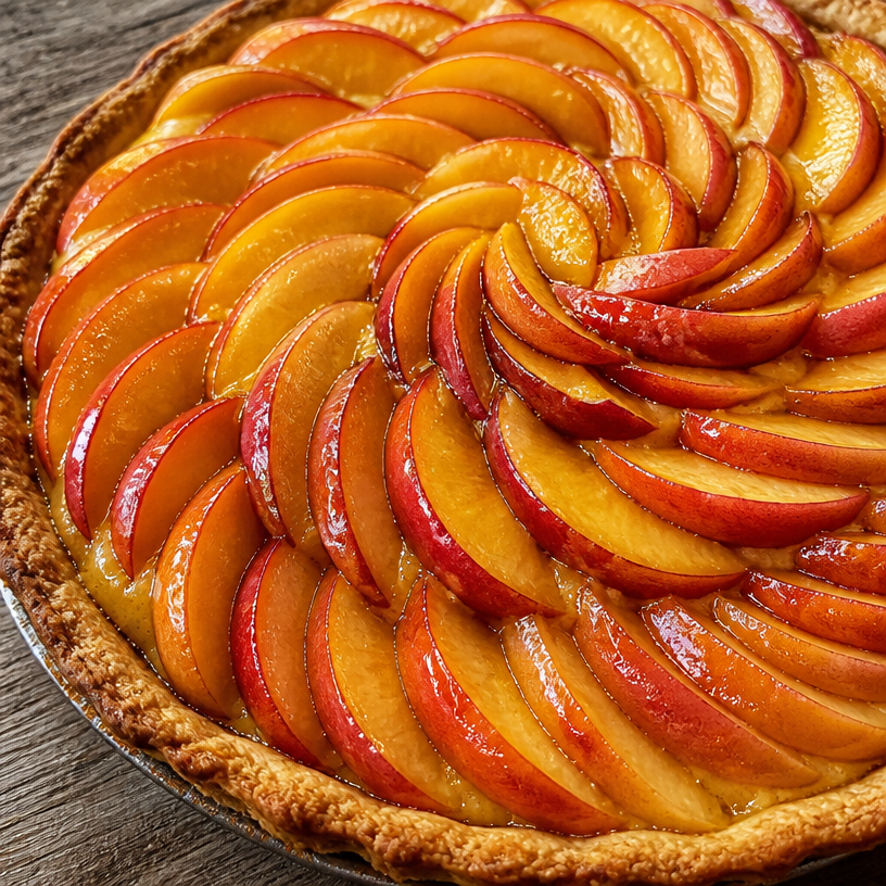 Tarte aux Nectarines