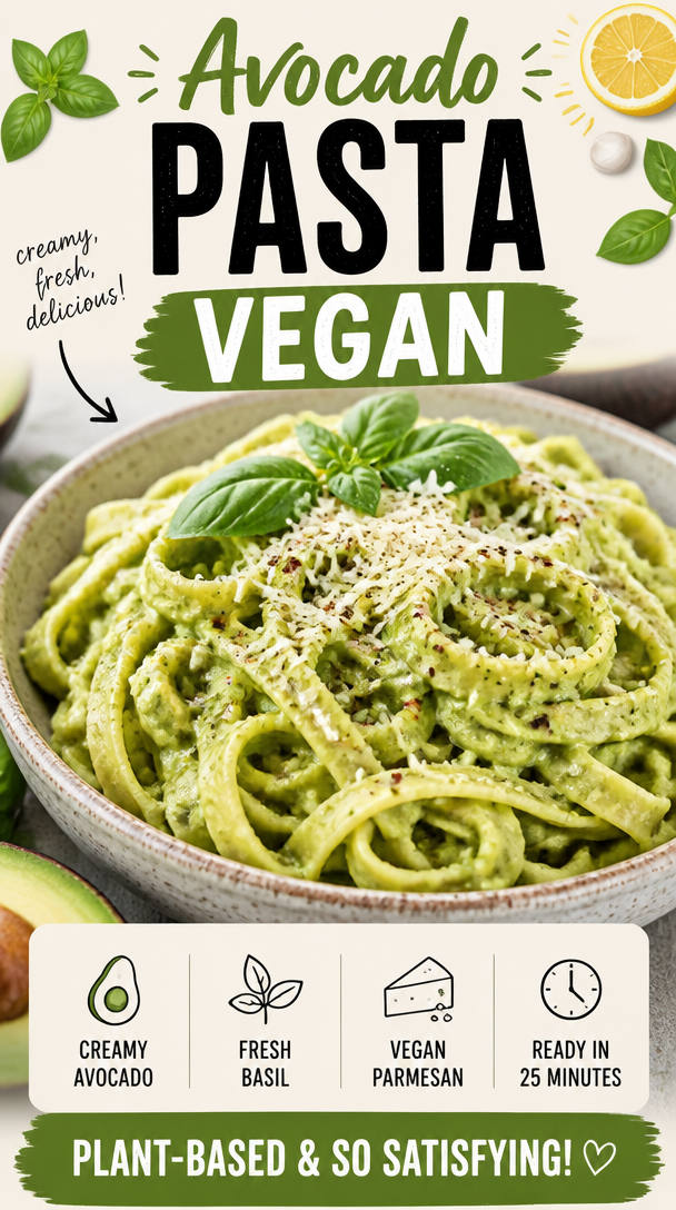 Avocado Pasta Vegan