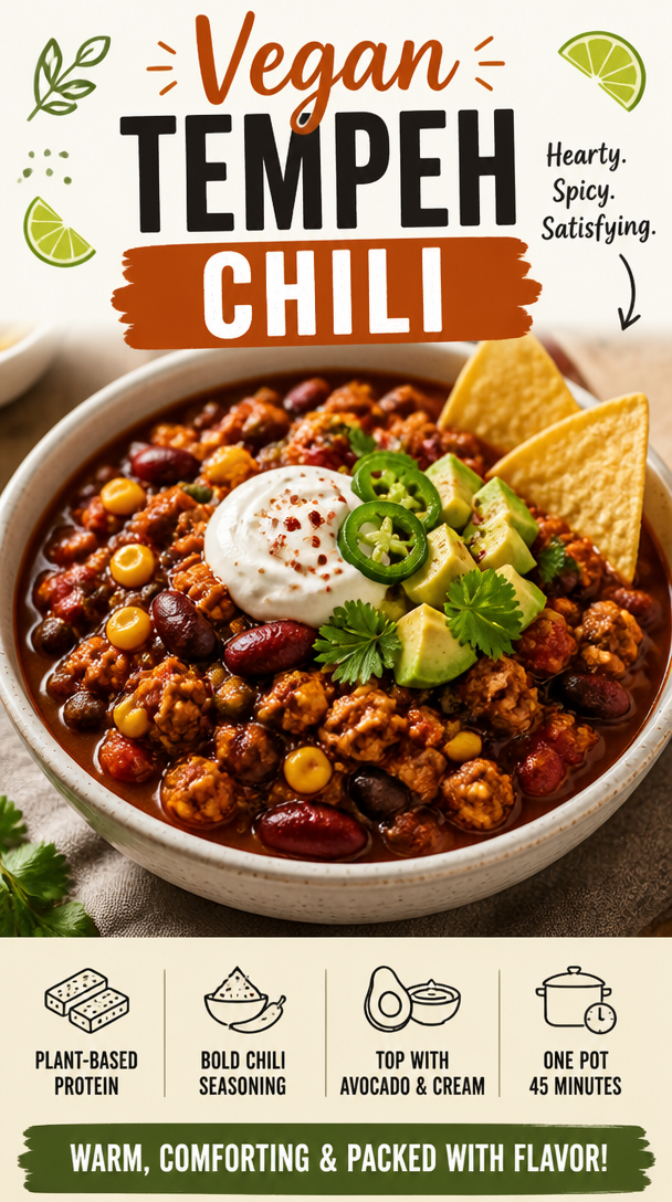 Vegan Tempeh Chili