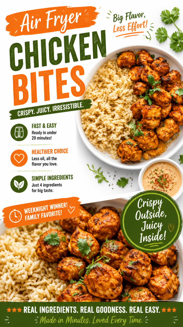 Crispy Air Fryer Chicken Bites