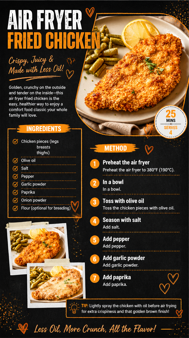 Crispy Air Fryer Fried Chicken