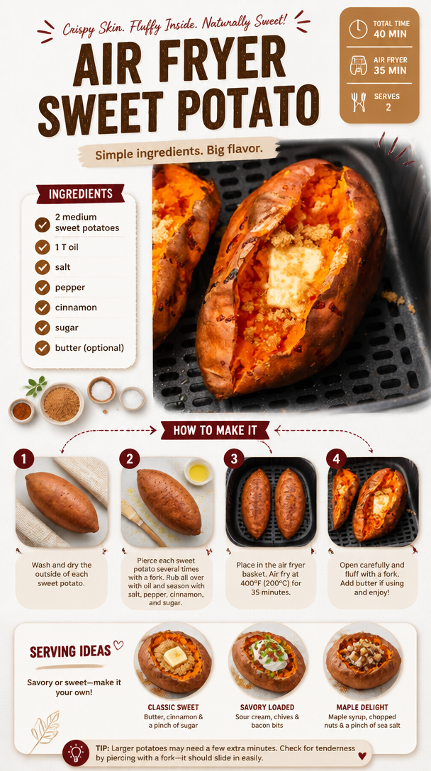 Crispy Air Fryer Sweet Potatoes