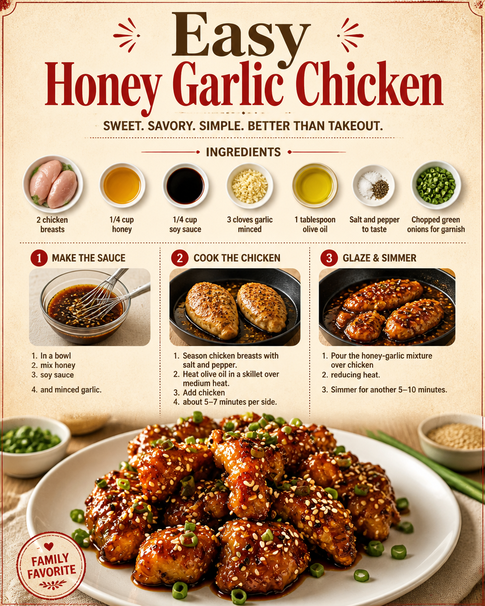 Easy Honey Garlic Chicken