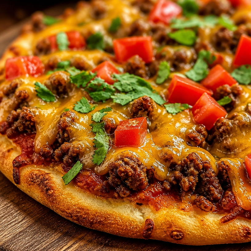 Easy Taco Pizza