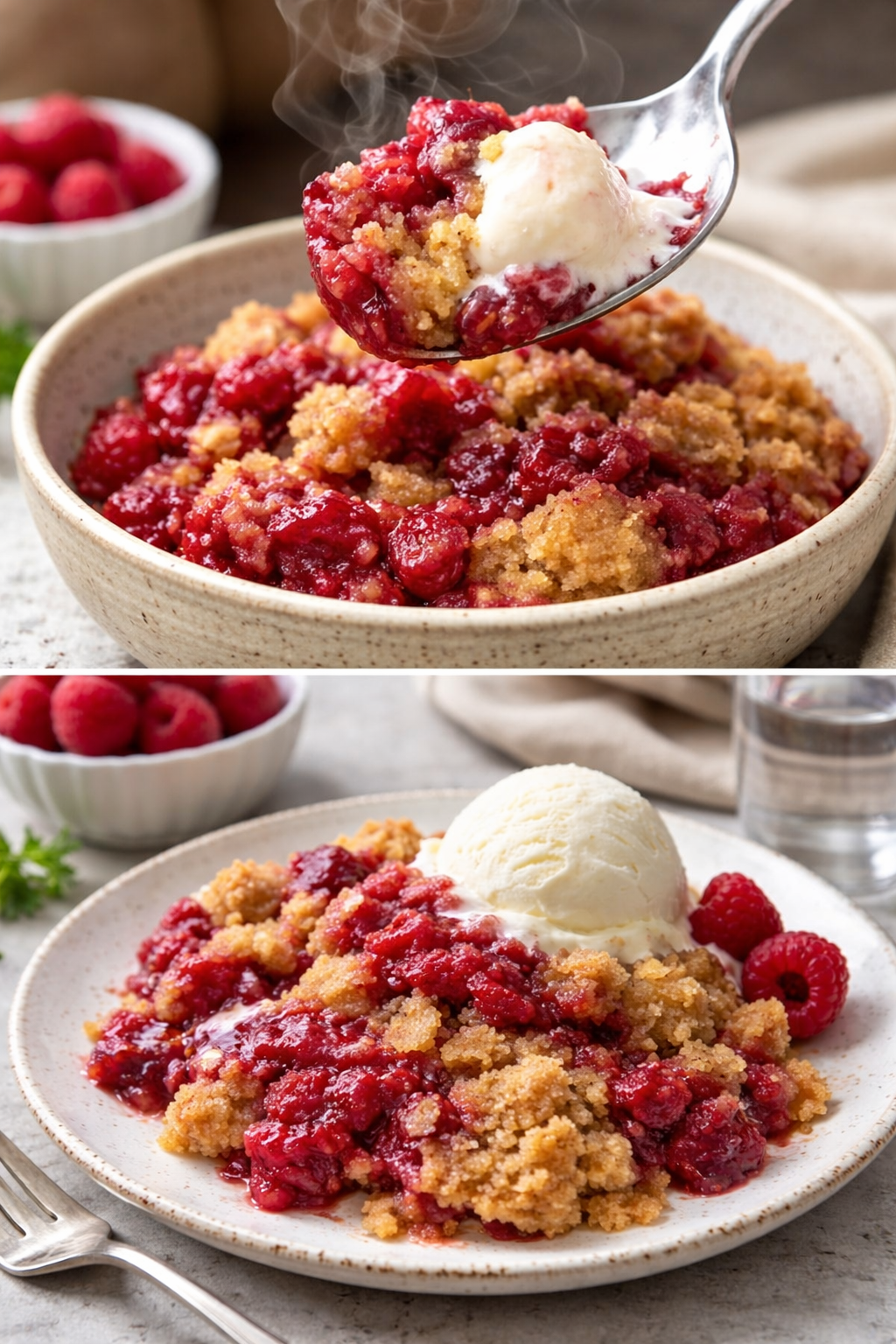 Raspberry Crumble