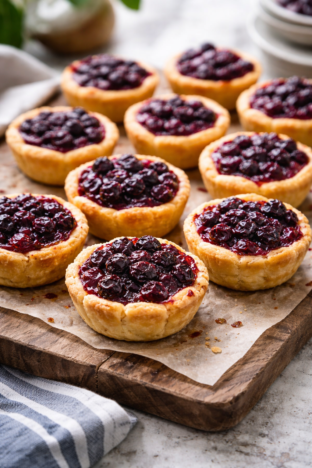 Saskatoon Berry Butter Tarts