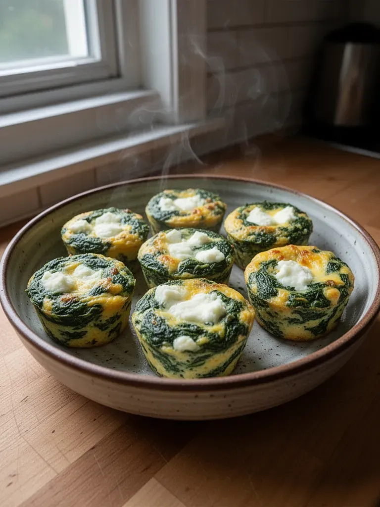 Spinach and Feta Egg Muffins