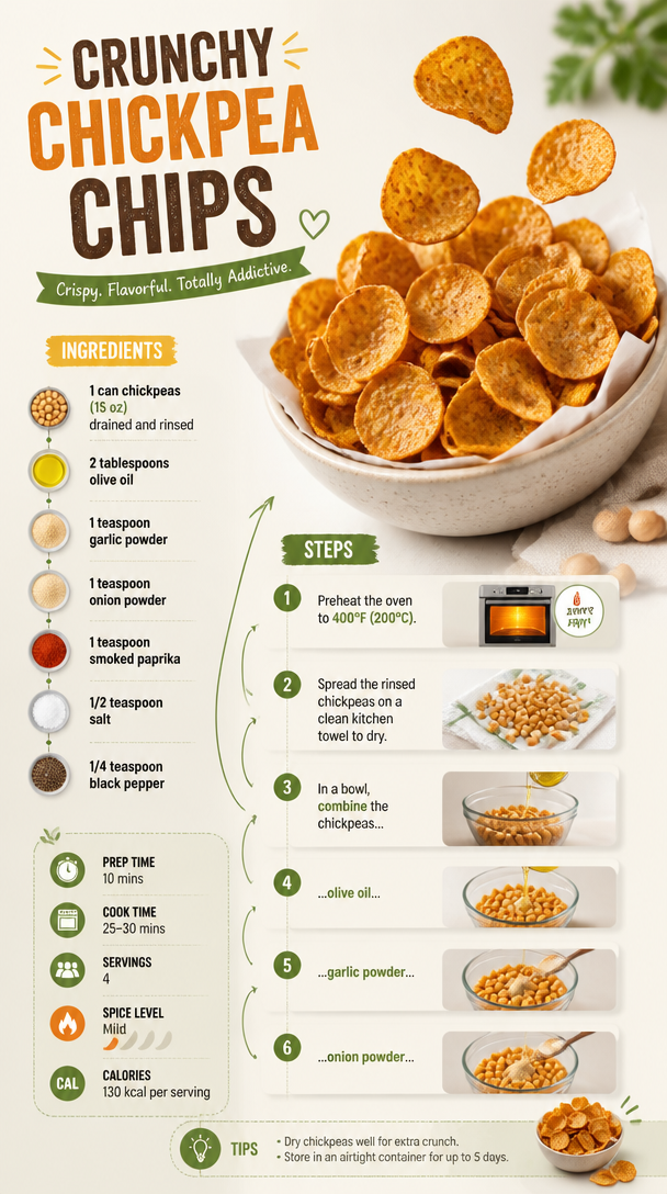 Crunchy Chickpea Chips