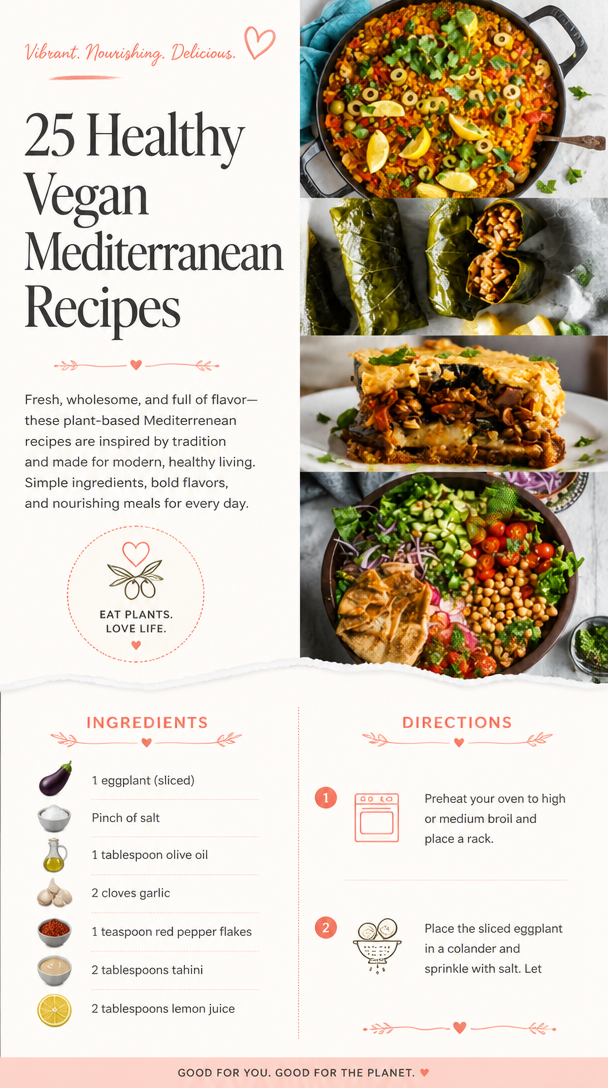 25 Healthy Vegan Mediterranean Recipes