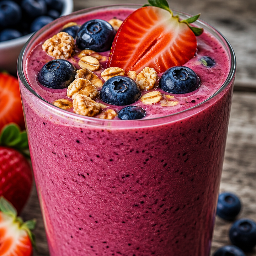 Strawberry Blueberry Smoothie