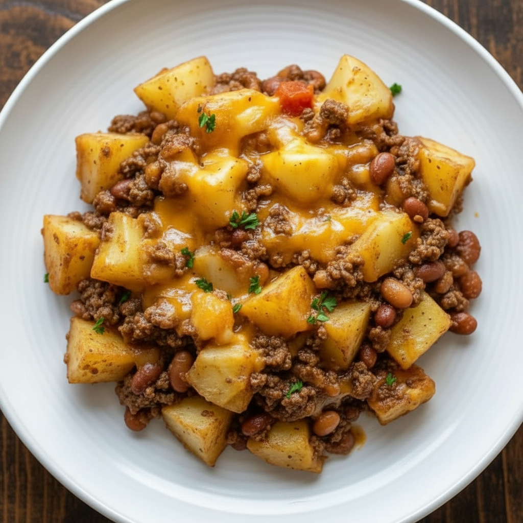 Slow Cooker Cowboy Casserole
