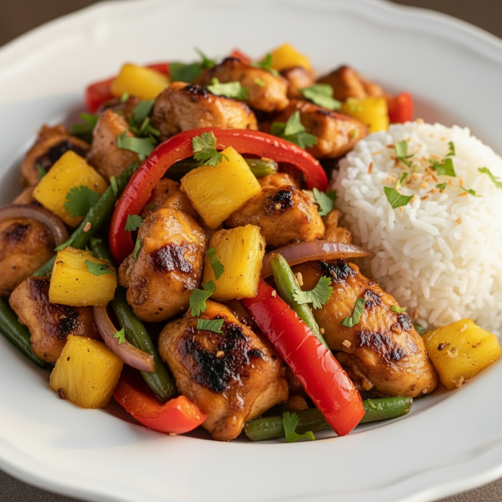 Hawaiian Chicken Sheet Pan