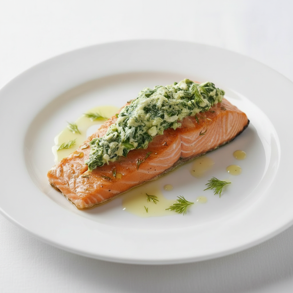 Spinach Stuffed Salmon