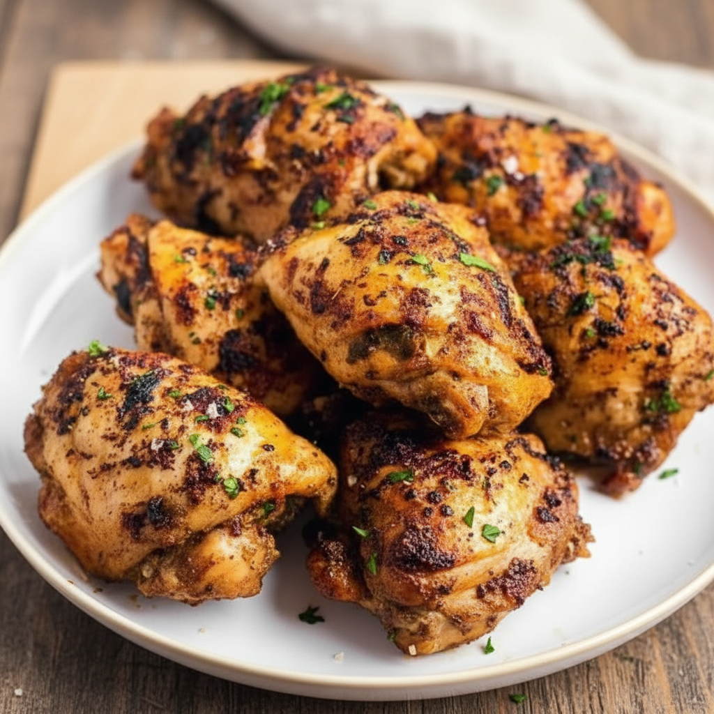 Oven Baked Chicken Thighs
