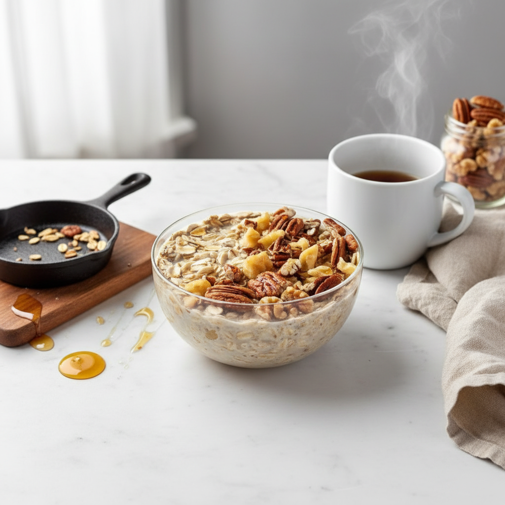 Maple Brown Sugar Overnight Oats
