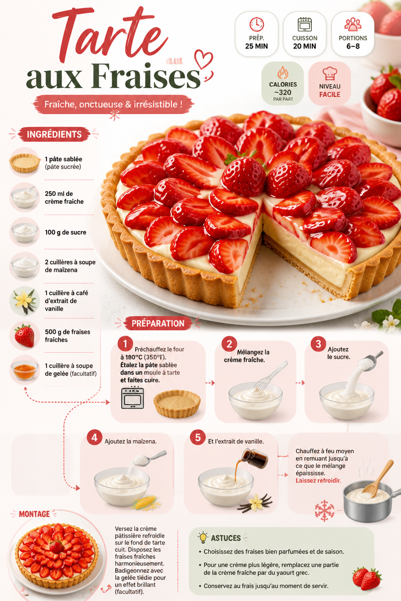 Tarte aux Fraises