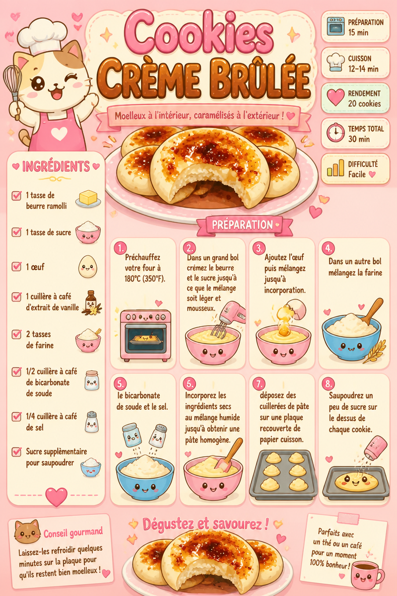 Cookies Crème Brûlée