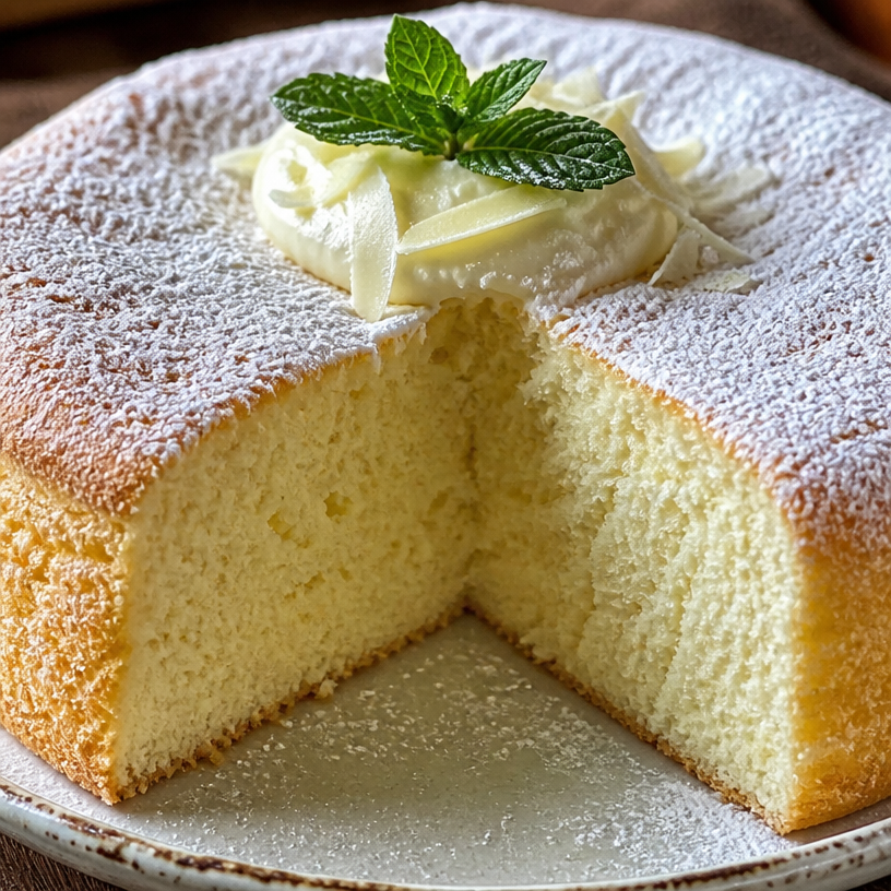 Gâteau Nuage Japonais Moelleux