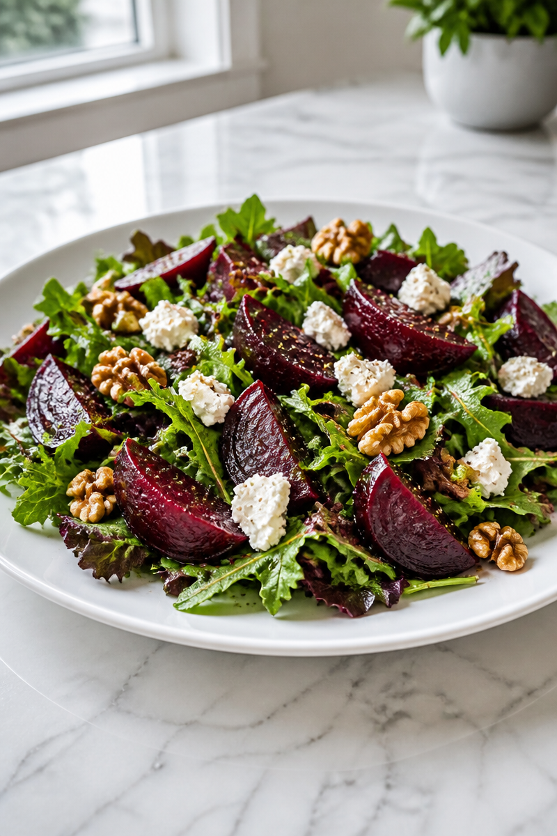 Roasted Beet Goat Cheese Salad Roasted Beet Goat Cheese Salad
