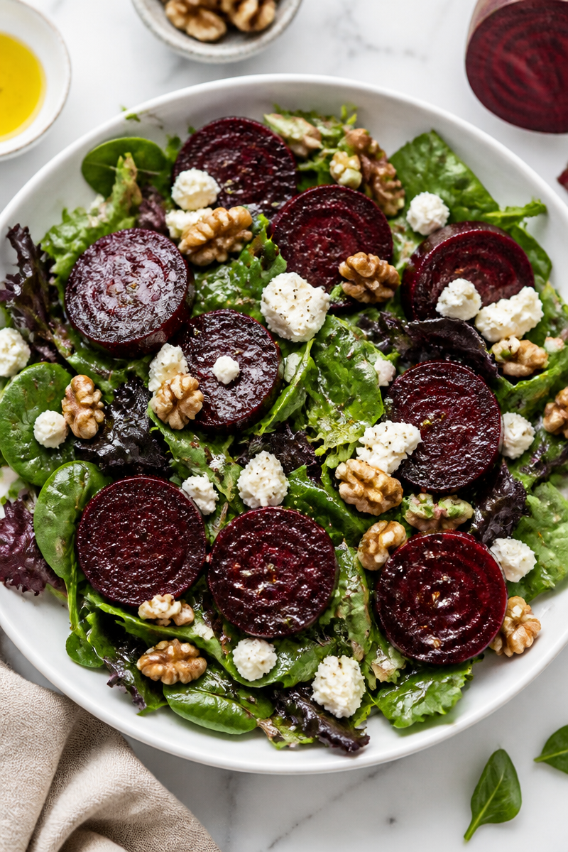 Roasted Beet Goat Cheese Salad Roasted Beet Goat Cheese Salad