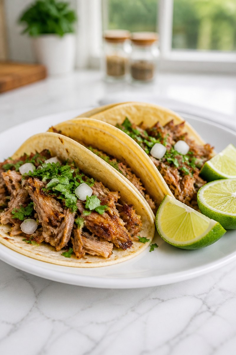 Pork Carnita Taco Cilantro Lime