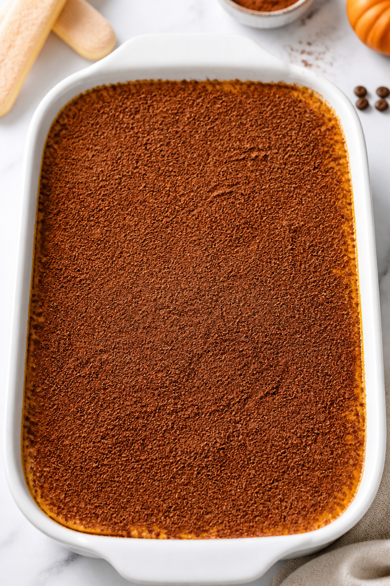 Pumpkin Tiramisu No Bake Dessert