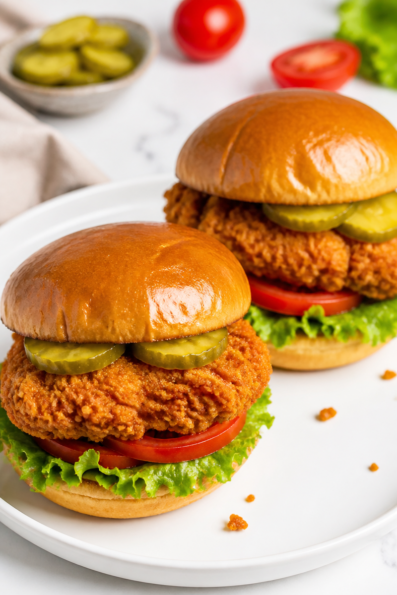 Crispy Fried Chicken Sandwich Spicy