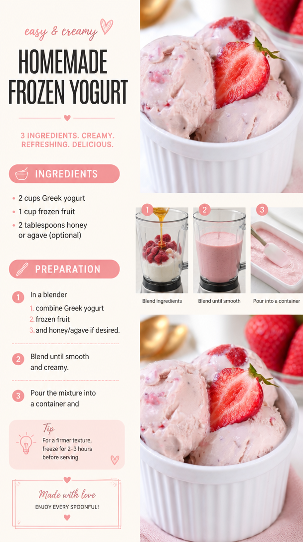 Homemade Frozen Yogurt