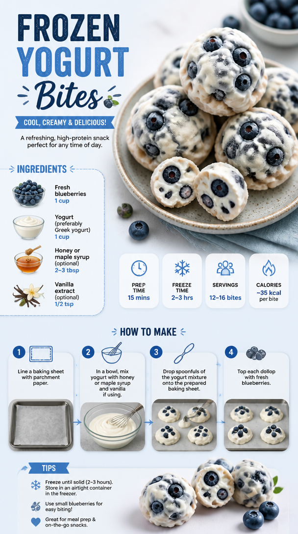 Frozen Yogurt Bites