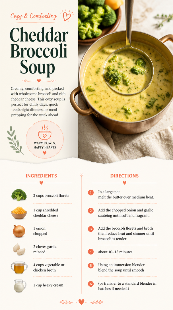 Cheddar Broccoli Soup