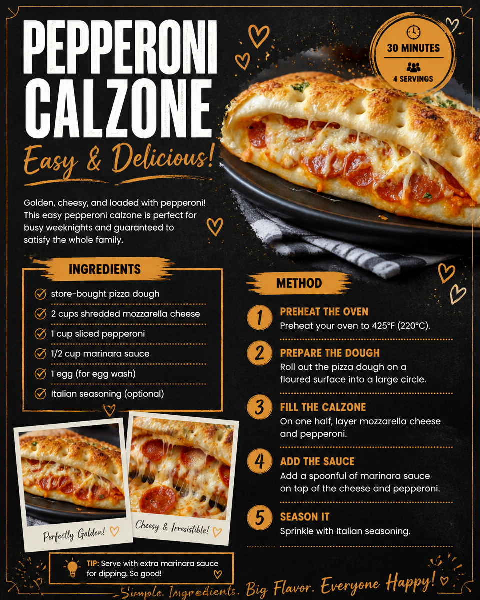 Pepperoni Calzone