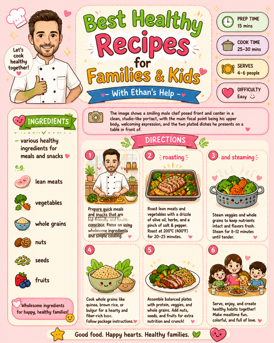 Best Healthy Recipes for Families & Kids – With Ethan's Help