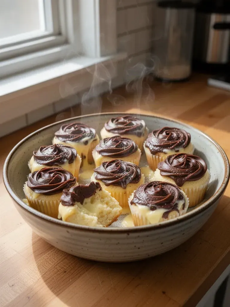 Boston Cream Pie Cupcakes