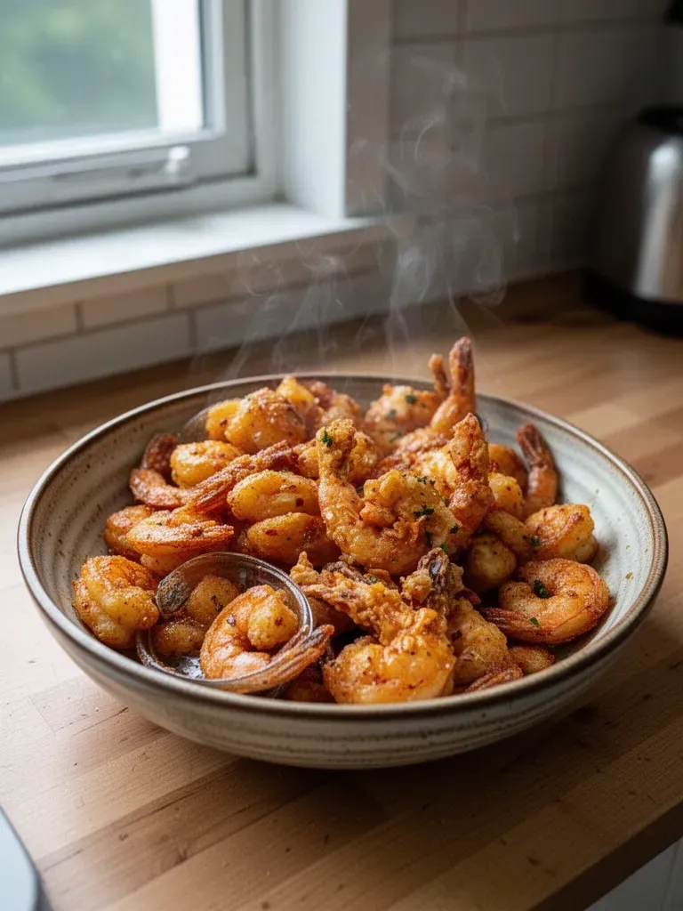 Hot Honey Fried Shrimp