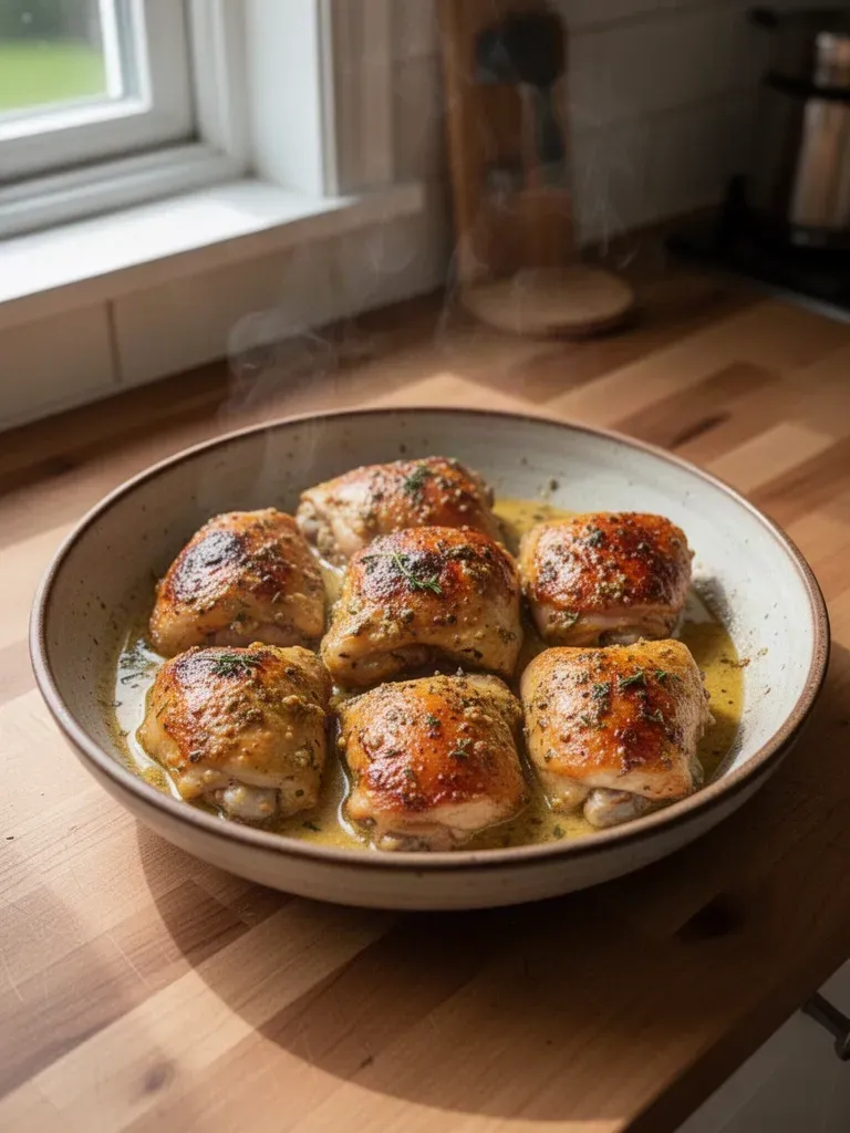 Honey Mustard Chicken Thighs