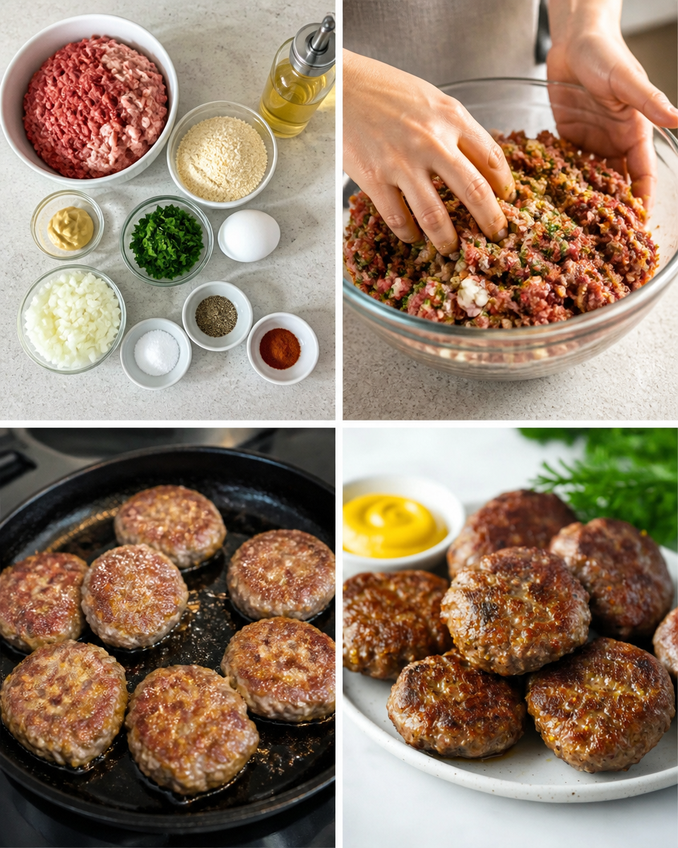 Authentic German Frikadellen Recipe (German Hamburgers)