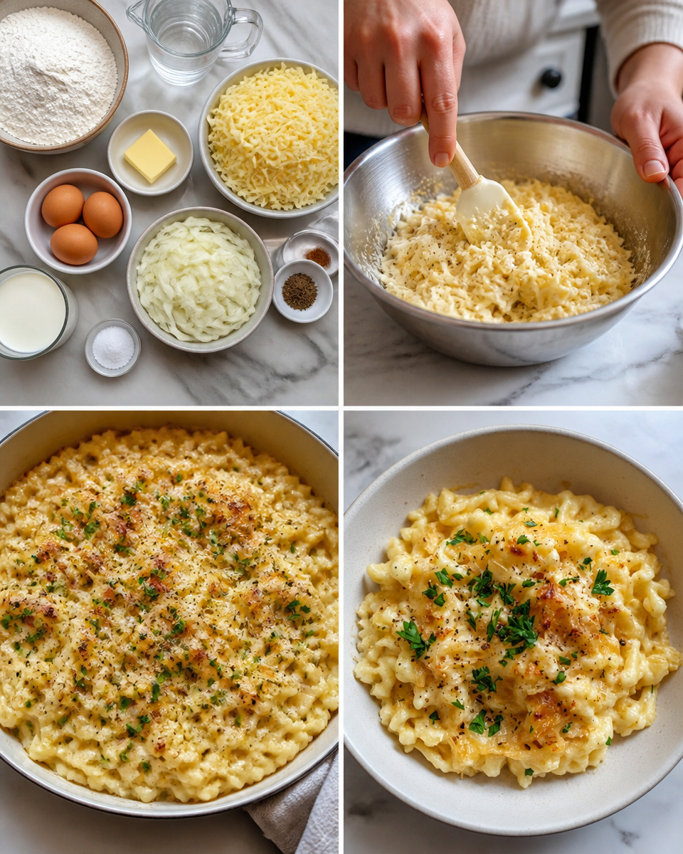 Authentic Käsespätzle (German Macaroni and Cheese)