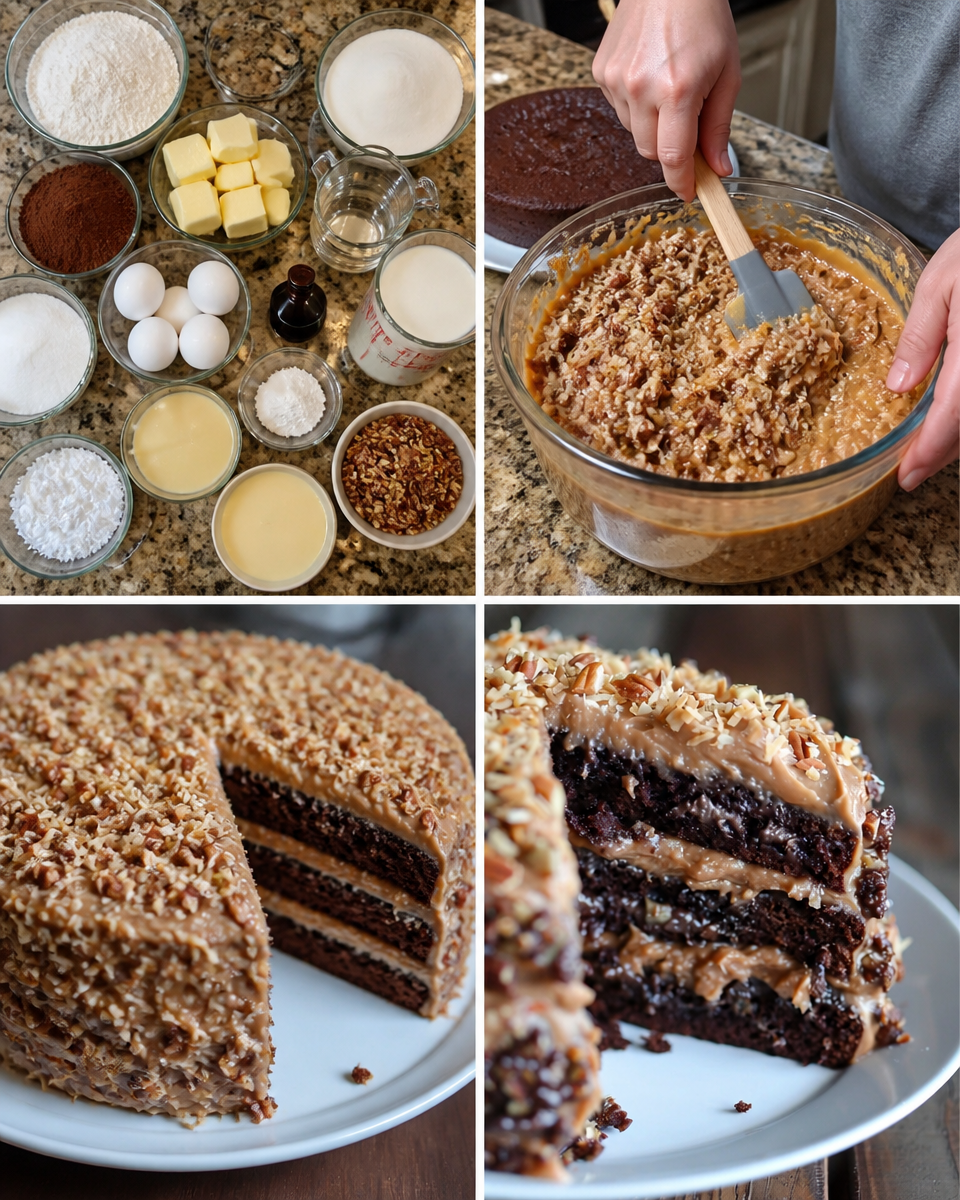 The Best German Chocolate Cake Recipe