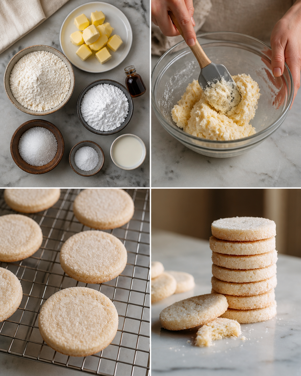 Traditional German Heidesand (Brown Butter Shortbread Cookies)