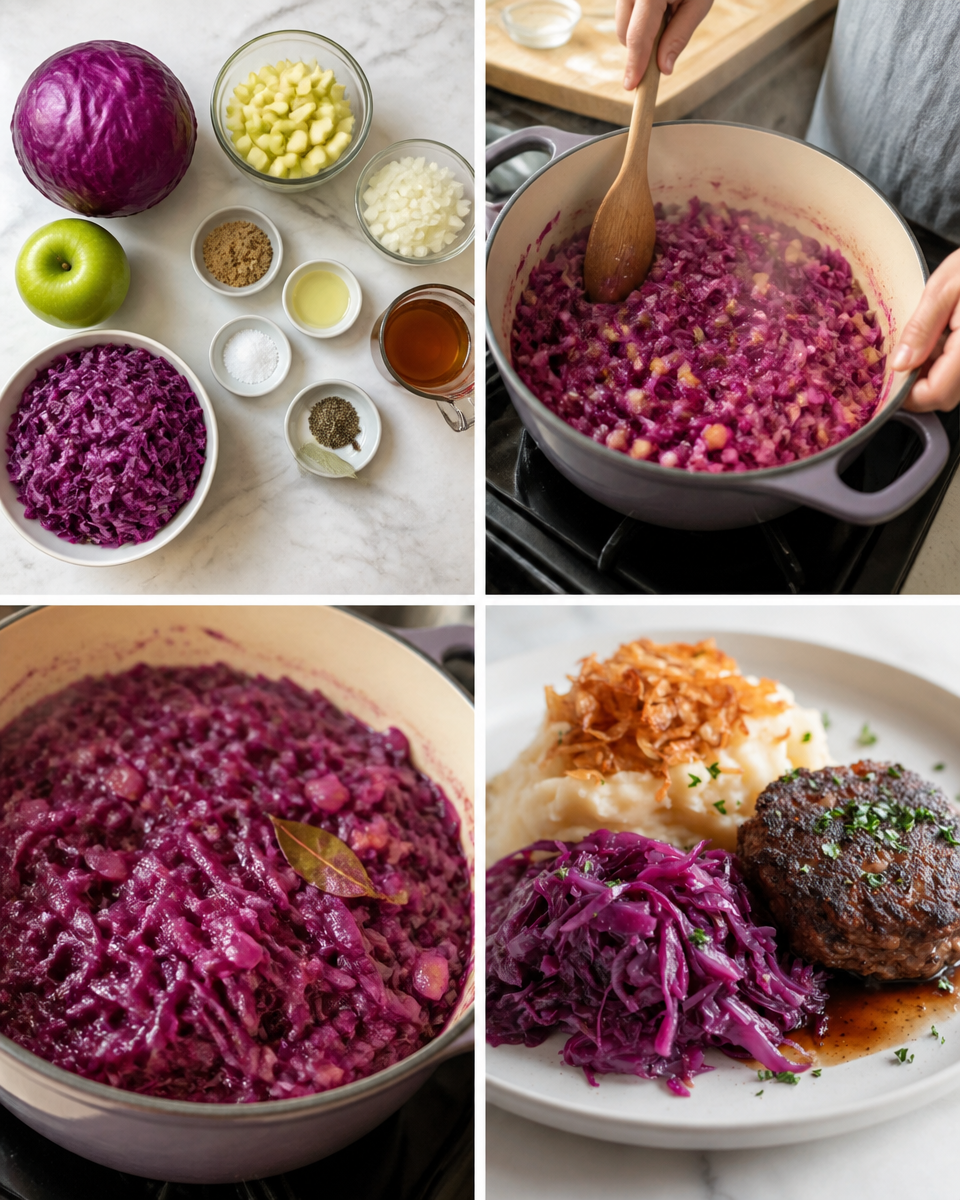 German Red Cabbage (Rotkohl) Recipe