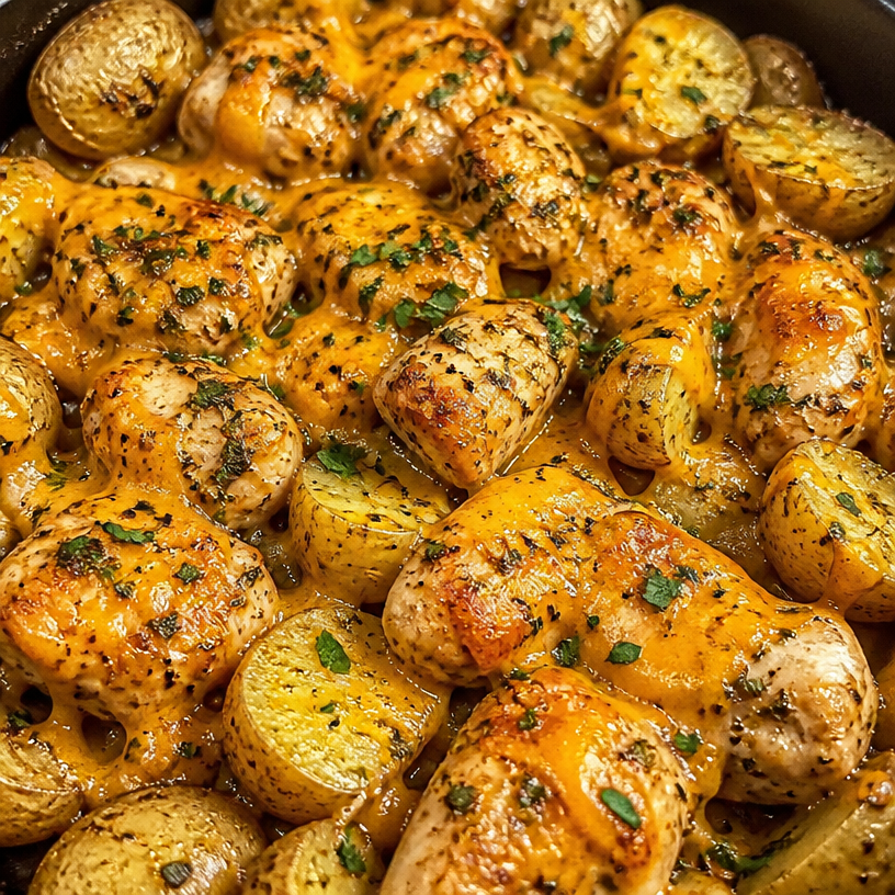 One Pan Ranch Chicken and Potatoes